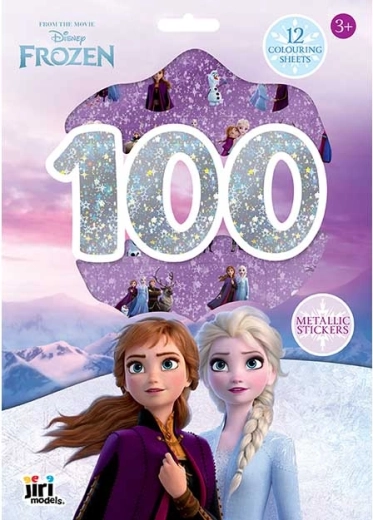 Disney Snježno kraljevstvo – set metalik naljepnica i bojanki (100+ kom)