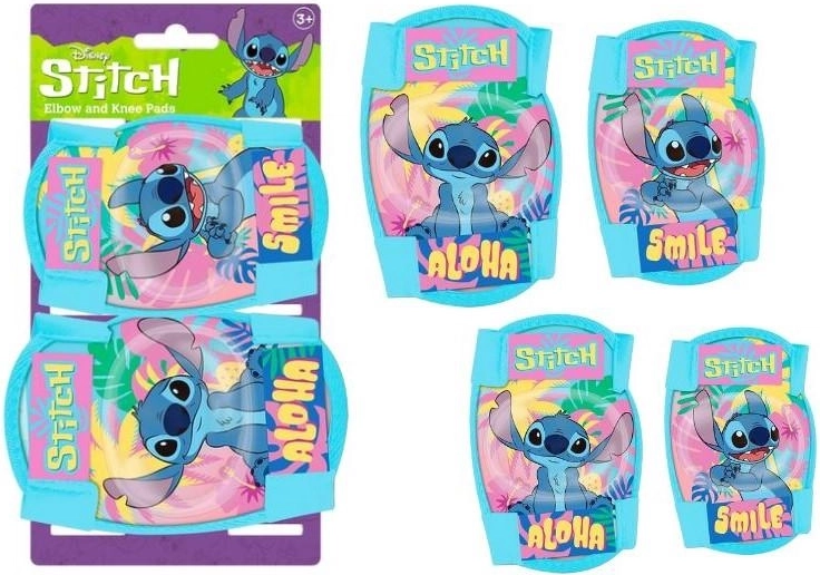 Set of knee and elbow pads Lilo & Stitch (Stitch) - 4 pcs