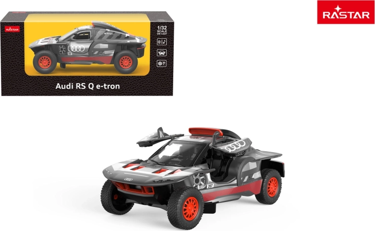 Rastar metalni auto Audi RS Q e-tron 1:32 sivi - 1 kom