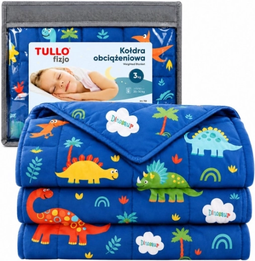 Senzorička otežana deka Tullo 4 kg plava - 1 komad