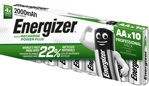 Punjive baterije AA 2000 mAh Energizer Power Plus, 10 kom