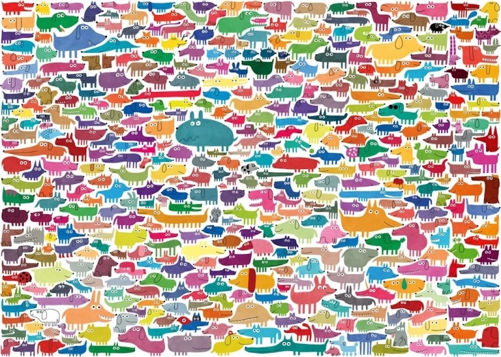 Ravensburger slagalica 387 pasa i 1 mačka XXL 300 dijelova