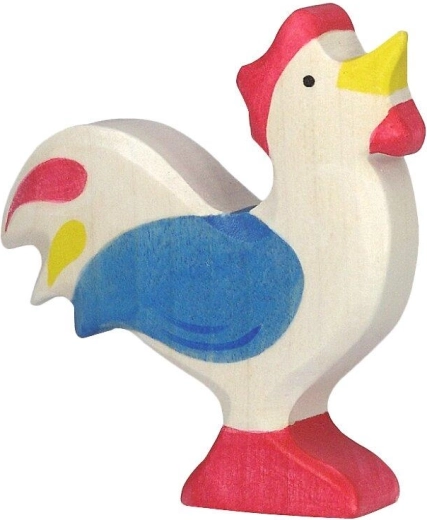 Holztiger blue rooster - 1 piece
