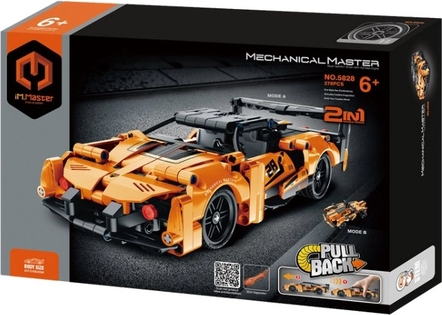 iM.Master Mechanical master 2u1 građevni set automobil s pull-back pogonom - 1 komad