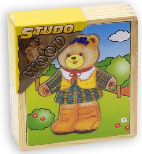 Ormar za odjeću - drvena medvjedića gospođica