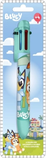 Kuglična olovka 6 boja BLUEY