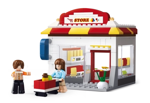 Sluban Town Business street M38-B0571 Trgovina