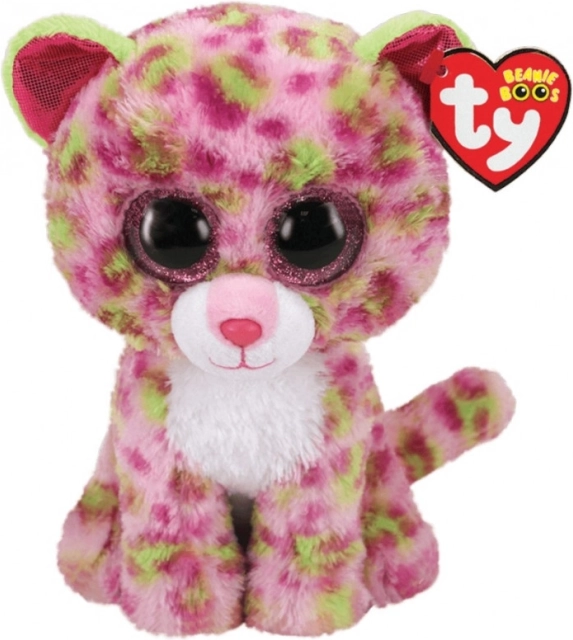 Plišani TY Beanie Boos ružičasti leopard Lainey