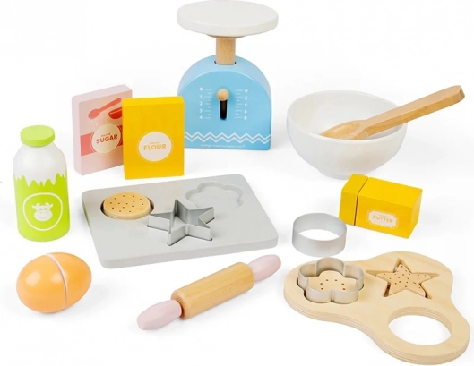 Drveni set za pečenje za djecu