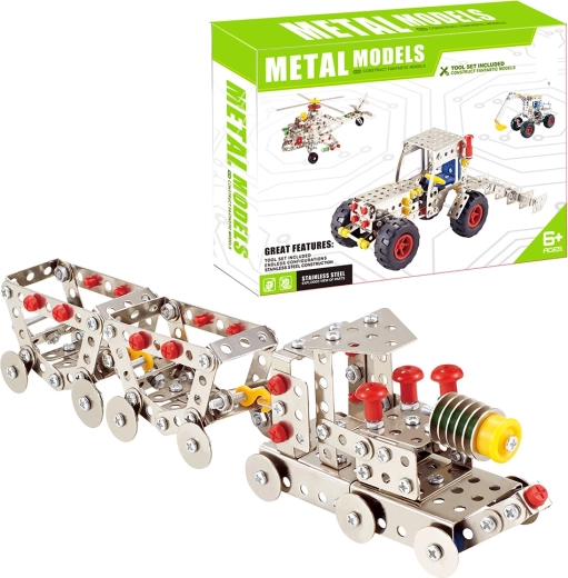 Metalni konstrukcijski set vlak 277 dijelova