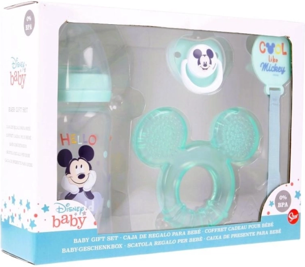 Poklon set za dojenčad Mickey - 4-dijelni