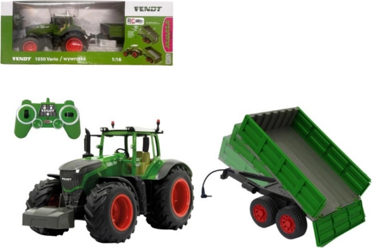 RC traktor Fendt 1050 Vario 1:16 s prikolicom Jamara