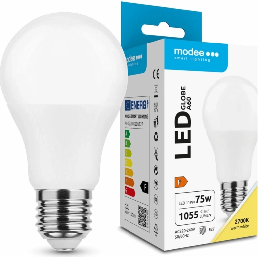 LED žarulja globe E27 11 W toplo bijela MODEE Smart Lighting