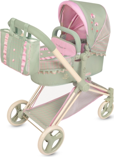DeCuevas folding doll stroller 3 in 1 with bag Botanic 2026 – 73 cm