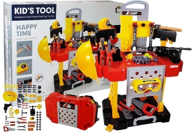 Dječja radionica 3u1 s alatom i kovčegom