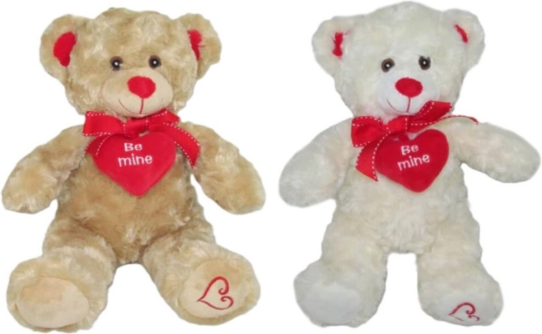Plišani medvjedić sa srcem 20 cm