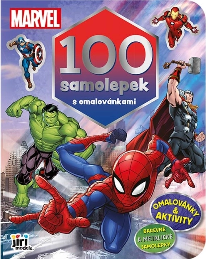 Marvel bojanka sa 100 naljepnica