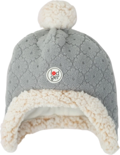 Lodger fleece hat Hatter folklore fleece drizzle (3–6 months)