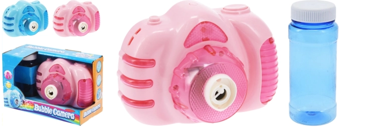 Puhač mjehurića u obliku fotoaparata za djecu s melodijama