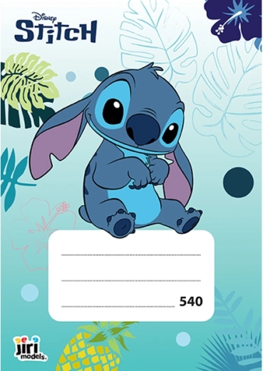 Školska bilježnica A5 bez crta Lilo & Stitch, 40 listova
