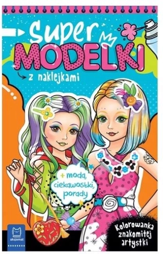 Bojanke Supermodeli sa šljokičastim naljepnicama