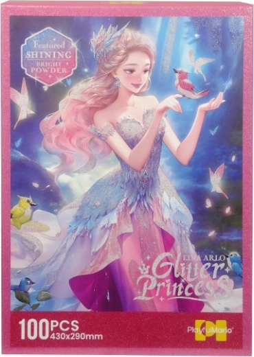 Dječje sjajne puzzle 100 dijelova