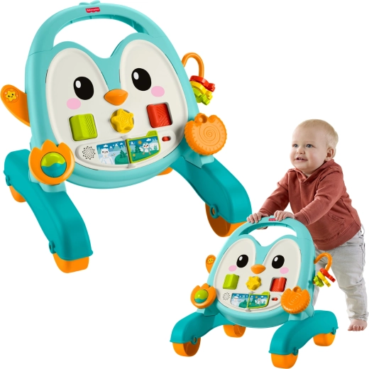 Fisher-Price glazbena hodalica i guralica pingvin 2 u 1