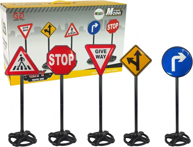 Veliki obrazovni set prometnih znakova 82 cm