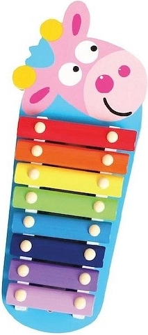 Dječji drveni ksilofon žirafa