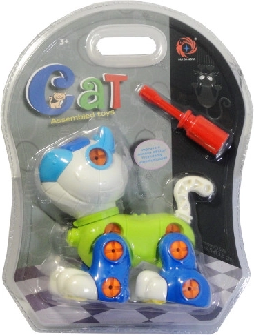 Vijčana mačka – kreativni set za slaganje za djecu