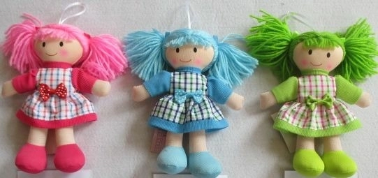 Krpana lutka od tkanine 20 cm