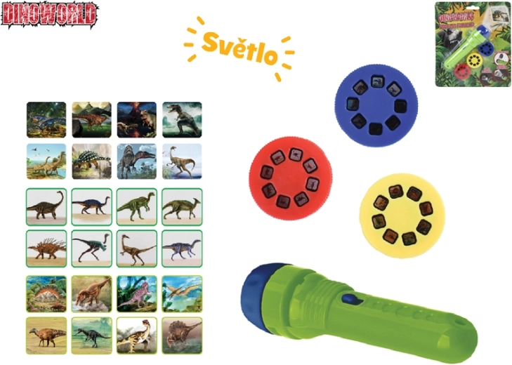 Projektorska svjetiljka Dinoworld s dinosaurima, 24 slika