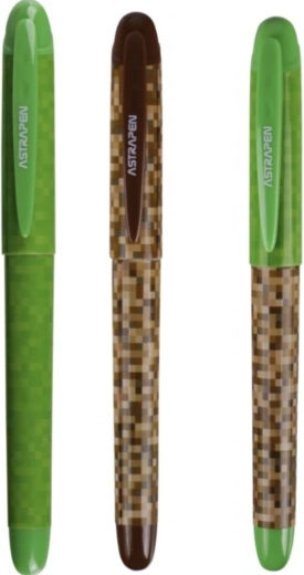 Nalivpero ASTRA MINECRAFT – plava tinta, iridijska špica