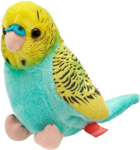 Plišani tigrica tirkizno‑žuta 13 cm