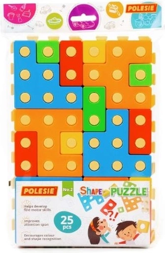 Edukativna slagalica „Složi puzzle br. 2” (25 dijelova) u vrećici