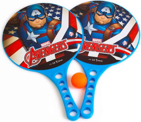 Avengers set za plažu s reketima Captain America - 1 komad