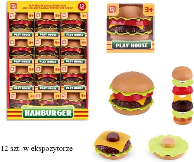 Set kuhinjskih igračaka – hamburger za djecu