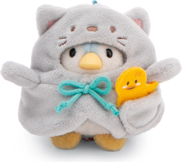 Nici MyMochi penguin Waddle 8 cm in a cat costume with a little duck – gift set