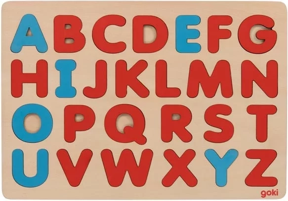 Goki drvene puzzle abeceda inspirirane Montessori