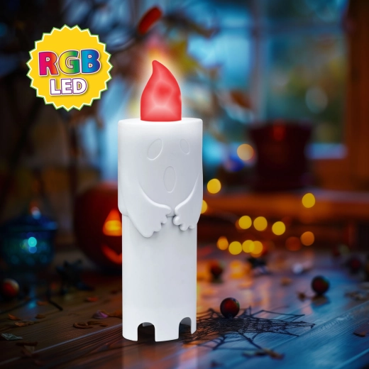 Halloween LED ghost lantern with colorful light