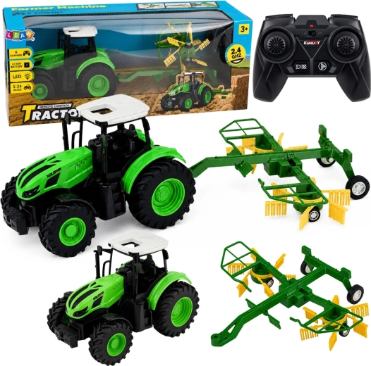 RC poljoprivredni traktor sa sakupljačem sijena 1:24, 2.4 GHz, LED svjetla
