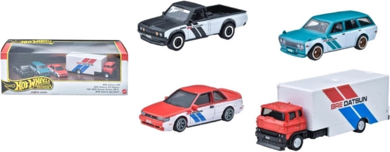 Hot Wheels premium set 4 autića BRE Datsun