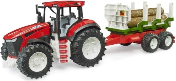 Bruder ROADMAX Tractor with Log Trailer and Logs