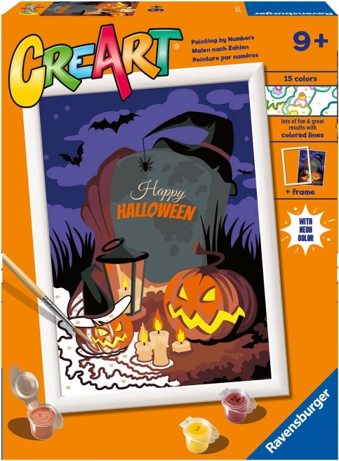 CreArt halloween atmosfera – slikanje prema brojevima