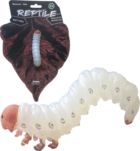 Živa priroda realistični model kukca ličinka 11,5 cm