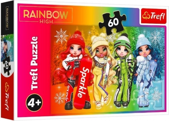 Slagalica 60 dijelova Vesele lutkice RAINBOW HIGH