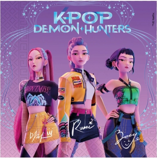 Papirnate salvete Demon hunters – K-POP, 33 × 33 cm (20 kom)