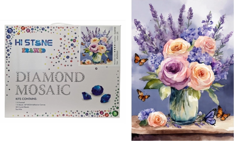 Dijamantna mozaika Cvijeće u vazi