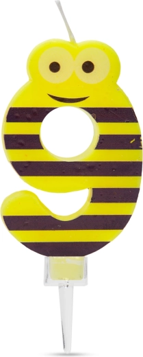 Number 9 Cake Candle