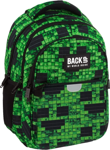 Školski ruksak BackUP Slinker zeleni 24 l